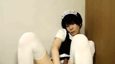 Amateur Japanese CD cute maid jack