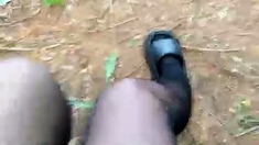 Black Amateur Explore Hot Foot Fetish