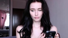 Brunette Solo Webcam Masturbation