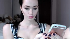 Horny Webcam Babe Solo Masturbation