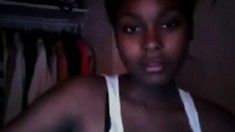 Webcam solo my Ebony Teen GF Daisy