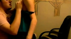Pregnant - Teen Rides Her Bf On Chair