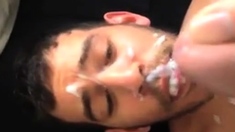 Arab Boy Take The Full Load Of Daddys Cum..